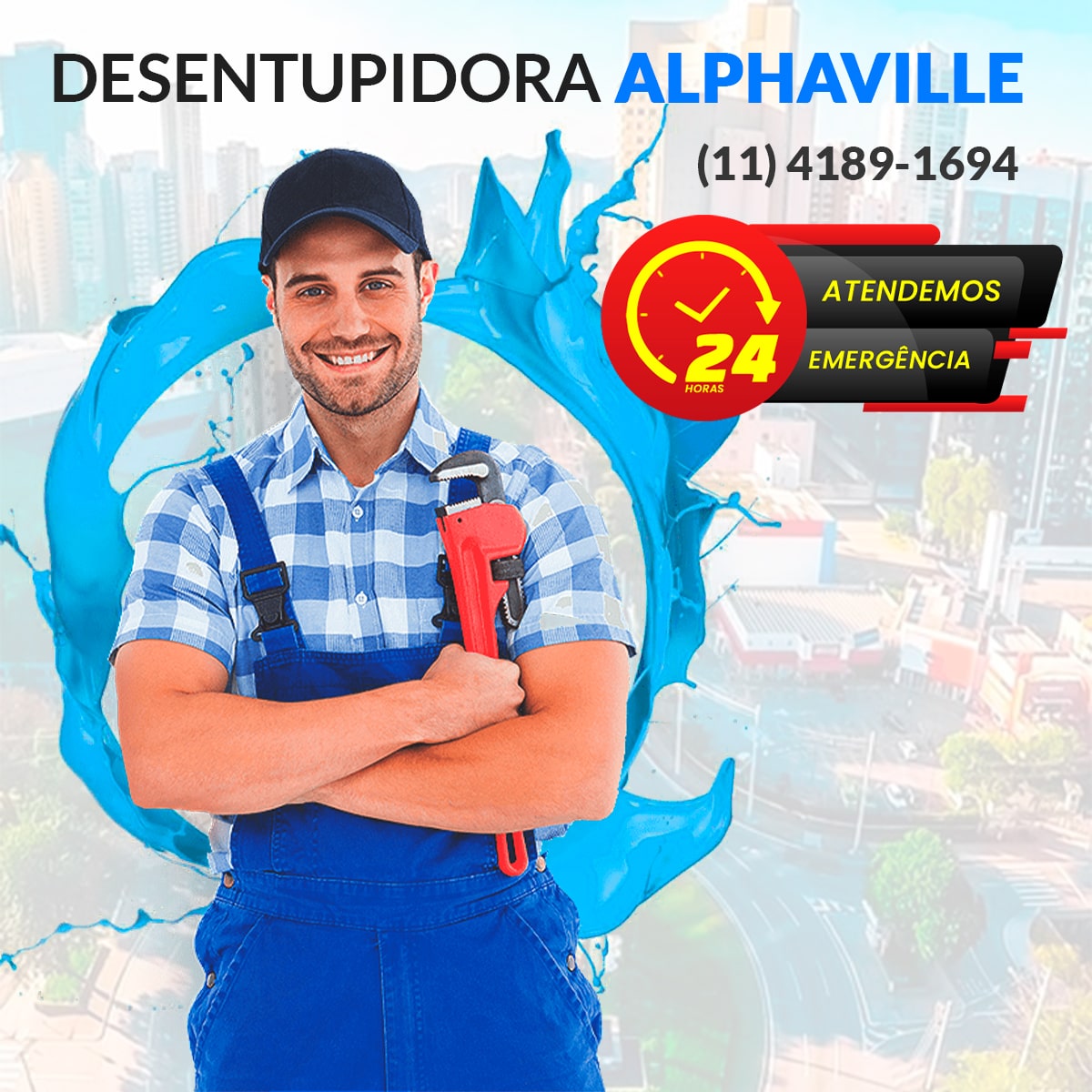 Desentupidora Alphaville 24 Horas (11) 4189-1694